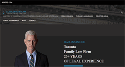 Desktop Screenshot of maclennanlaw.com